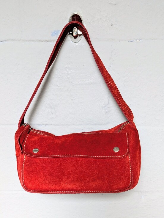 Banana Republic Handbags - Vintage 2002 Banana Republic Suede Handbag Y2K